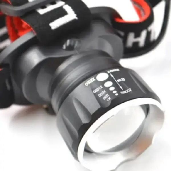 Налобный фонарь на аккумуляторе BL-T20-P90 2х18650 Black 020483 фото