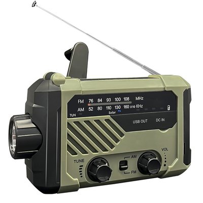 Фонарь кемпинговый с динамо радио повербанком KAYINOW 290 FM / AM 2000 mAh (10560-56741) 10560-56741 фото