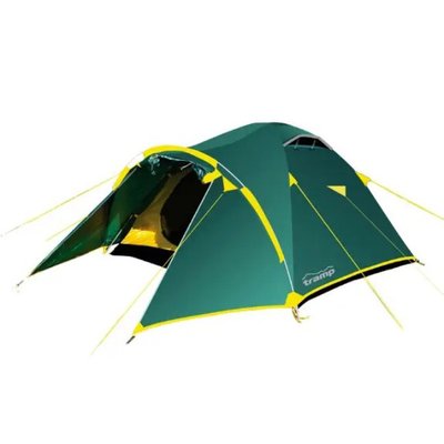 Палатка трехместная Tramp Lair 3 v2 с тамбуром 220 х 370 х 130 см iz12878 фото