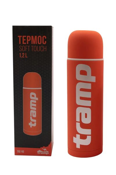 Термос для рыбалки Tramp Soft Touch 1,0 л оранжевый iz13670 фото