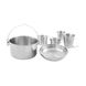 Набір посуду Tatonka Mini Set II Сріблястий TAT 4145.000 фото 3