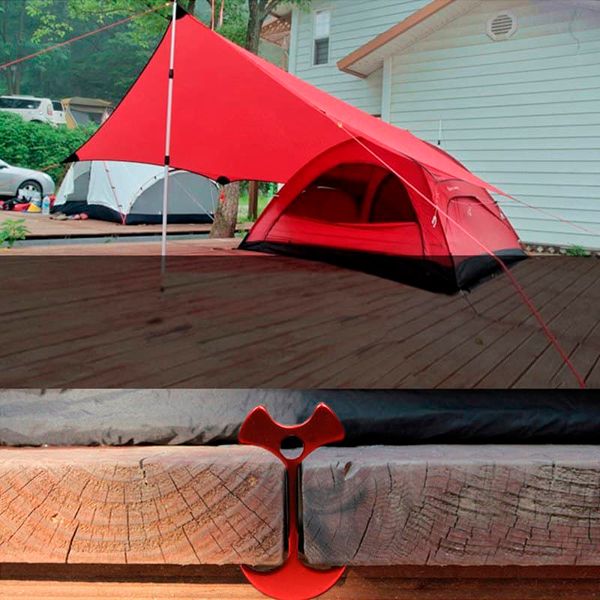 Колышек для закрепления палатки Campleader Anchor Красный 7995-27606 фото