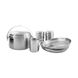 Набір посуду Tatonka Picnic Set III Сріблястий TAT 4141.000 фото 1
