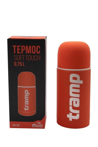 Термос спортивний Tramp Soft Touch 0,75 л помаранчевий iz13672 фото