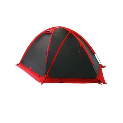 Палатка трехместная Tramp ROCK 3 V2 с внешними дугами 330х220x130 см iz12922 фото