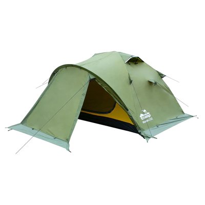 Экспедиционная палатка двухместная Tramp Mountain 2 V2 Зеленая 300 х 220 х 120 см iz12903 фото