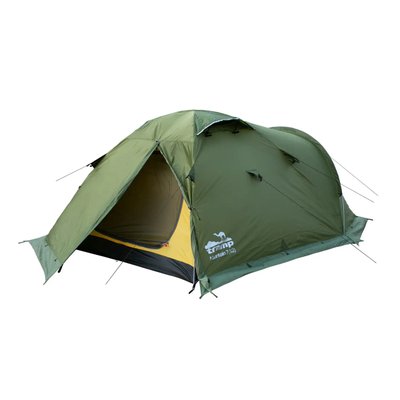 Экспедиционная палатка трехместная Tramp Mountain 3 (V2) зеленая iz12905 фото