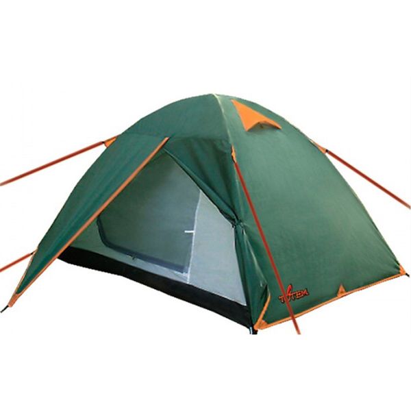 Палатка двухместная Totem Trek TTT-021 двухслойная с тамбуром и москитной сеткой iz12927 фото