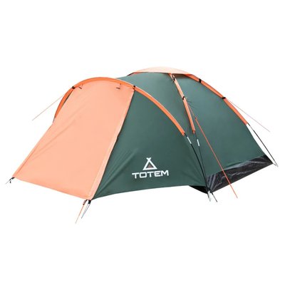 Палатка двухместная Totem Summer 2 Plus V2 TTT-030 однослойная с тамбуром 235 х 205 х 110 см Зелёный iz12908 фото