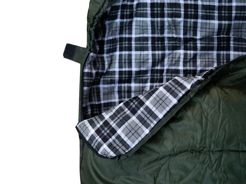 Спальный мешок одеяло Totem Ember Plus с капюшоном правый олива 190/75 TTS-014 iz13655 фото