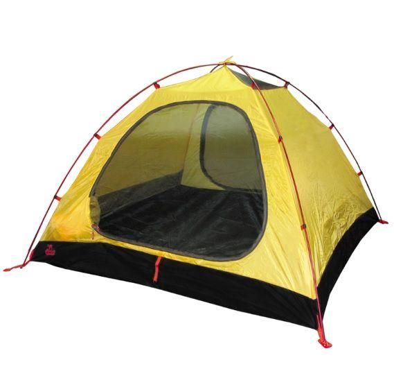 Палатка туристическая трехместная Tramp Scout 3 V2 TRT-056 Зеленый с желтым (iz00051) iz00051 фото